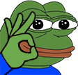 A cheerful frog giving a thumbs up